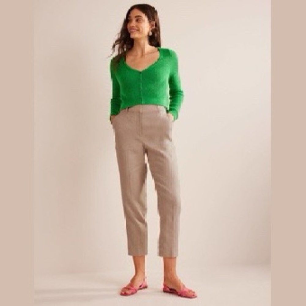 Boden 100% Linen Ankle Pants NWOT